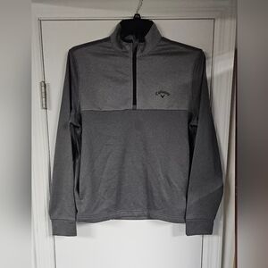 Callaway Men's Gray 3/4 Zip Pullover